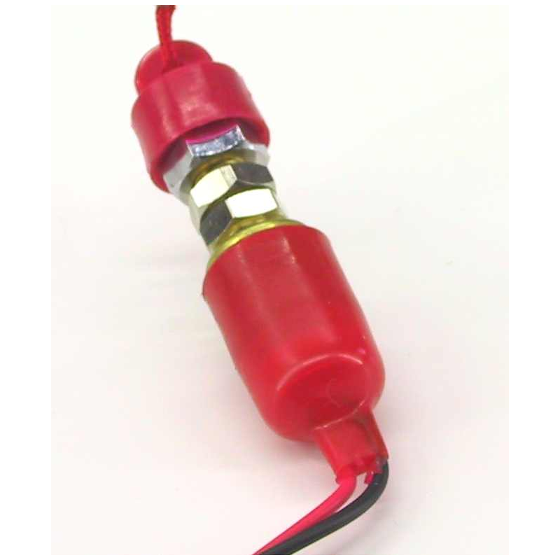 Safety switch OFF, RED
