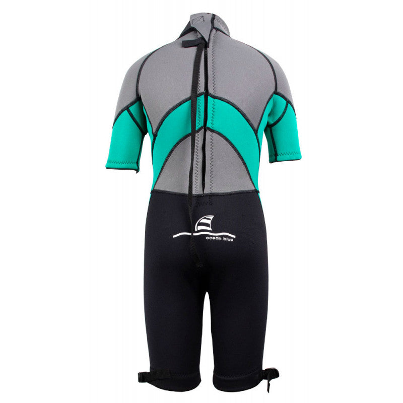 Våddragt OcenB 3mm Boys turqui, short