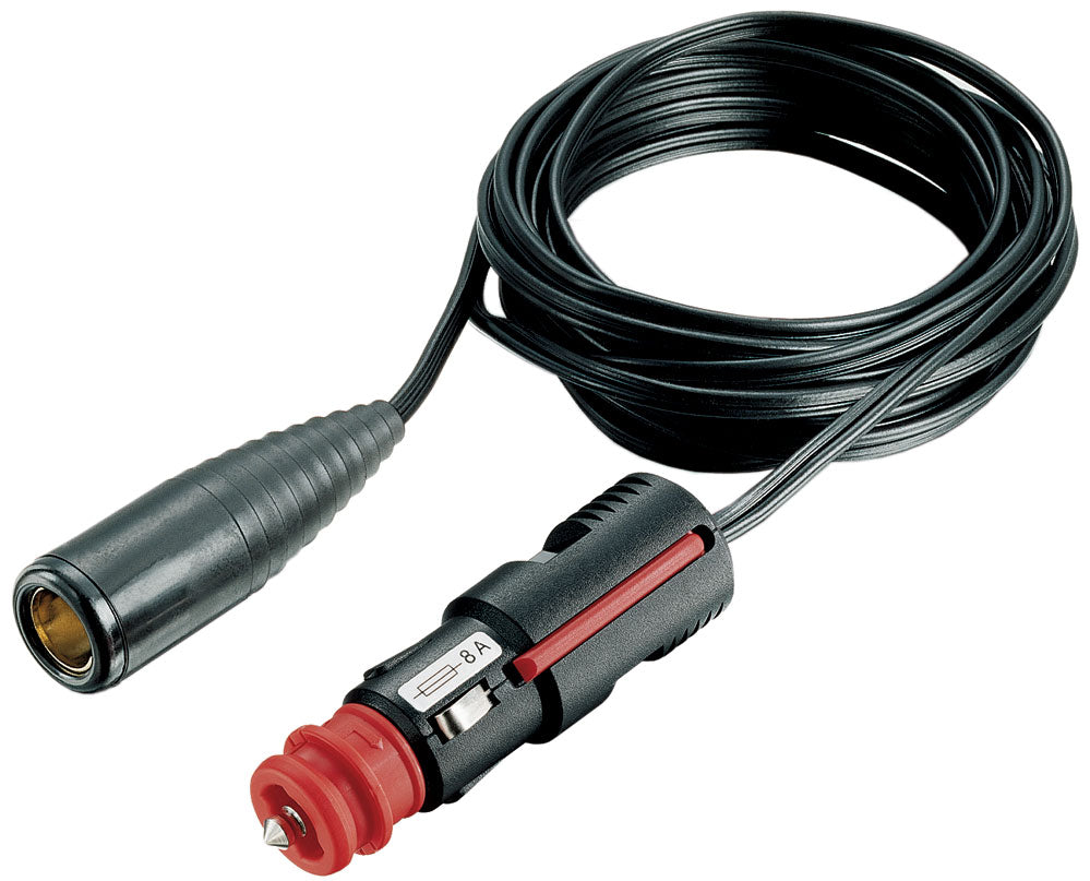 Forlænger kabel med 8amp sikring