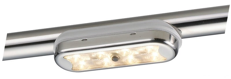 Kompaktes Bimini-Overhead mit 8 HD-LEDs, gebogener Unterseite und Schalter