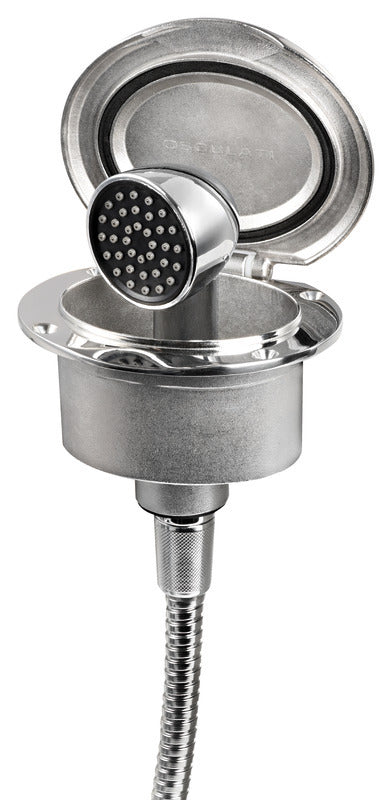 Elissa deck shower w/Keji shower SS hose 2.5m