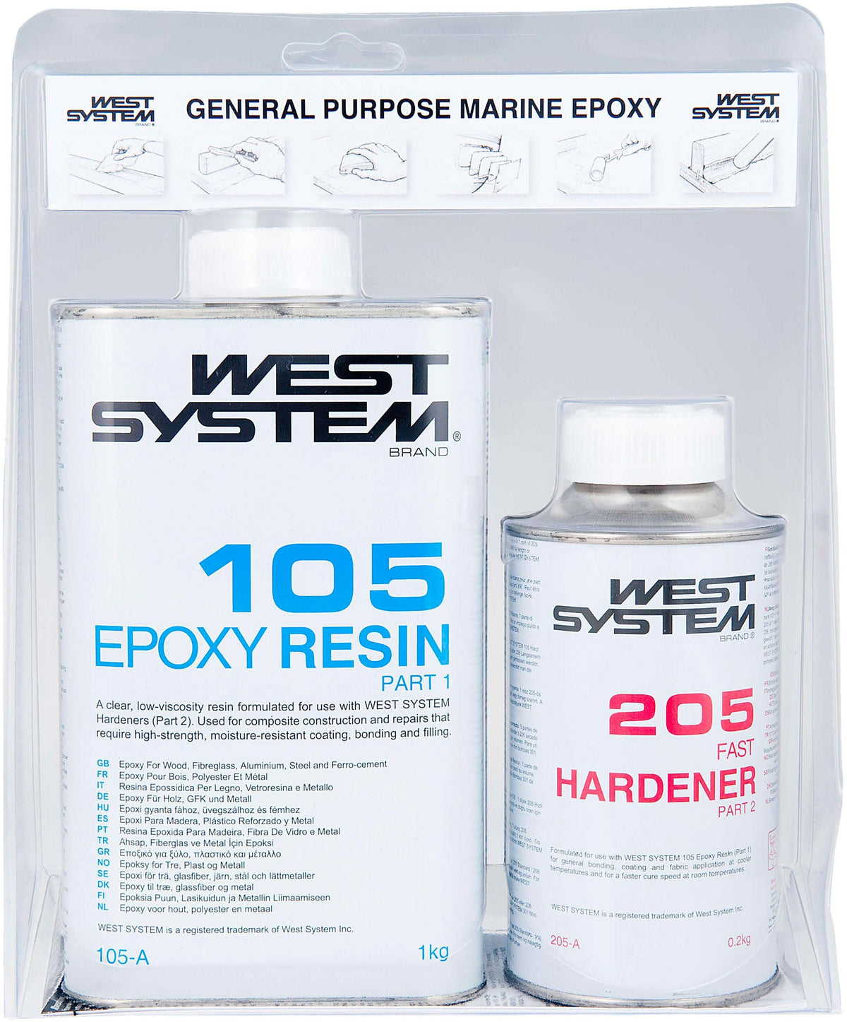 Ein Paket 1,2 kg R105 H205 Fast WS