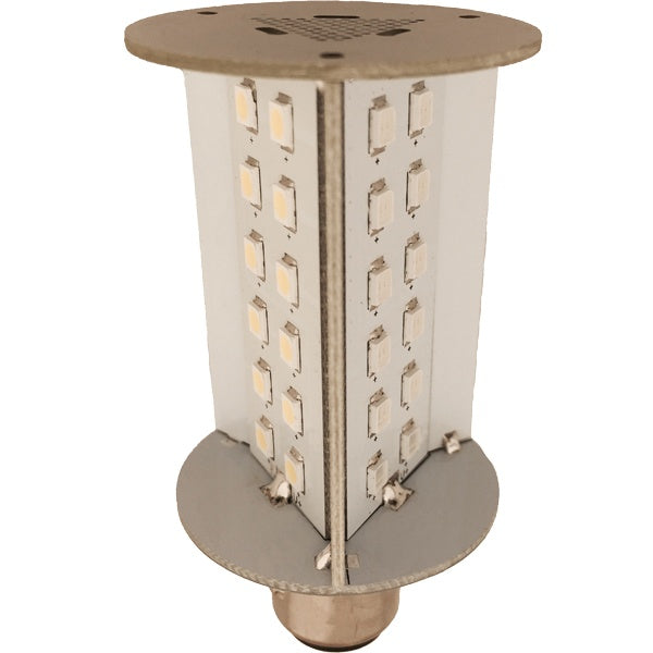 Lanterne LED pære BAY15D 35W 3-farvet