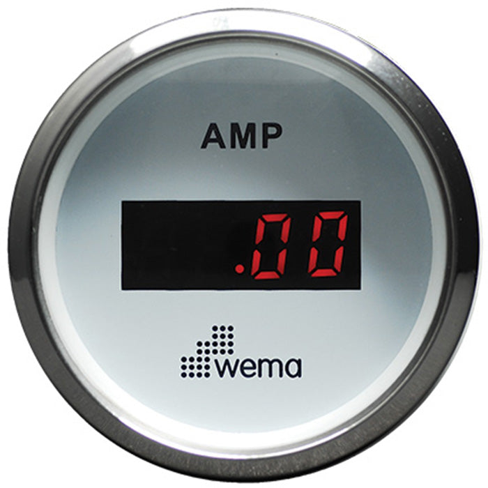 Wema Amperemeter RF/weiß 0-150 Ampere.