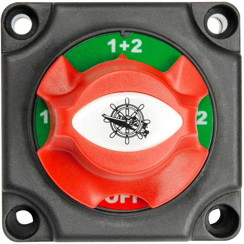 Hovedstrømsafbryder batt. 1 - batt. -2