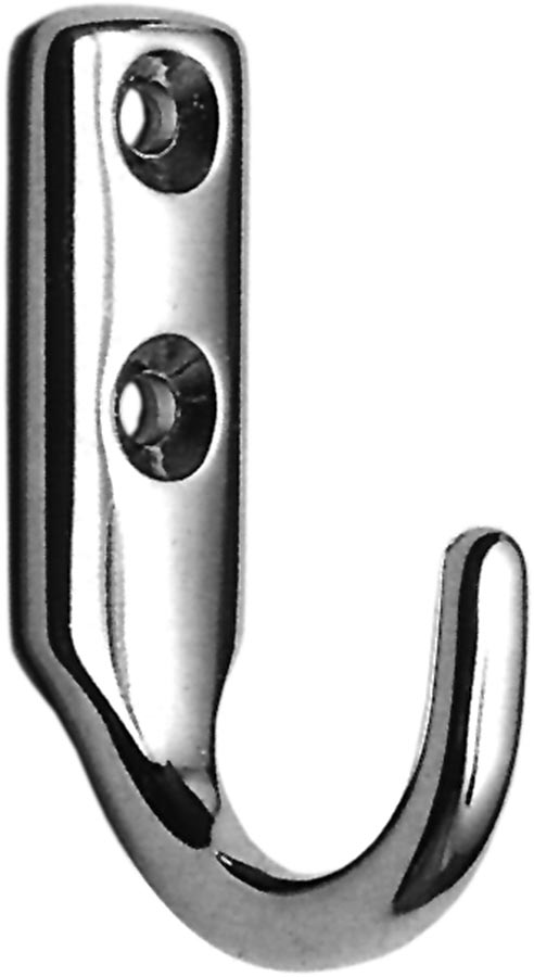 Kleiderhaken Edelstahl Poliert 26x12mm