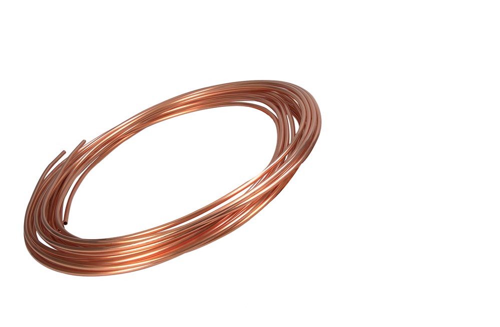 Kobberrør Ø 8mm pr. m 25M