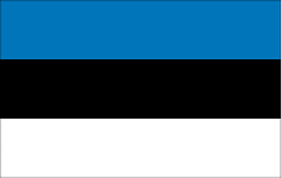 Gästefahne Estland bedruckt 30x45cm