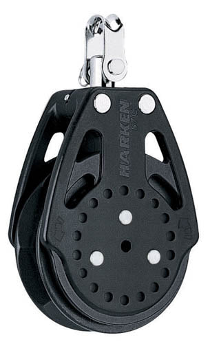 Harken Carbo Ratchamatic Block 75 mm single/swivel