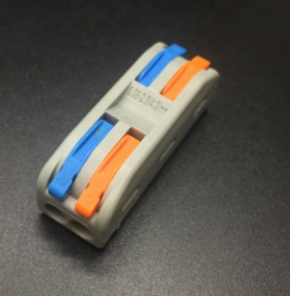 COUPLING JOINT Double penetration 5 pcs. Pack of 2 conductors
